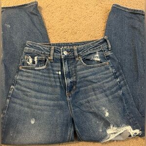 american eagle ripped jeans